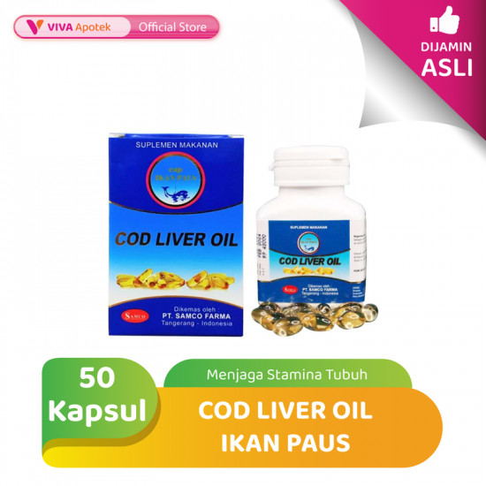 Cod Liver Oil Ikan Paus Kapsul