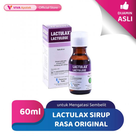 Lactulax Sirup / Laktulosa / Konstipasi / Sembelit (60 ml)