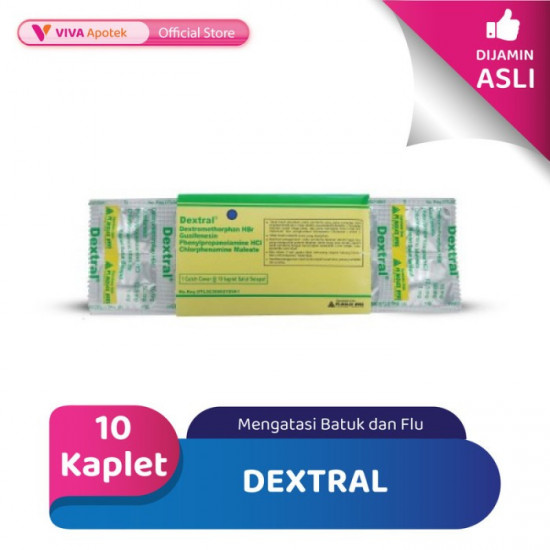 Dextral untuk Mengatasi Batuk dan Flu (10 Kaplet)