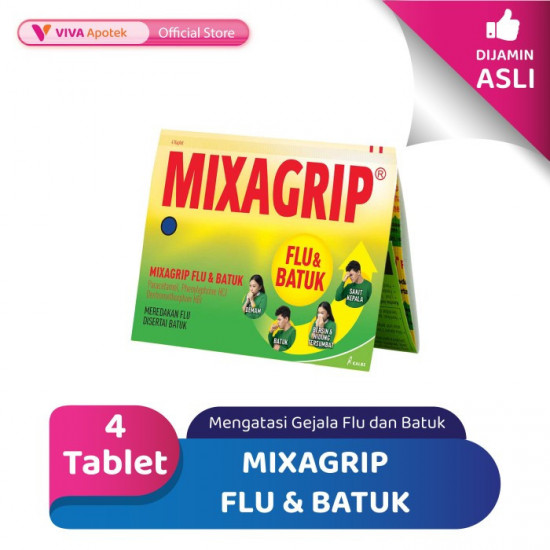 Mixagrip Flu & Batuk (4 Tablet)