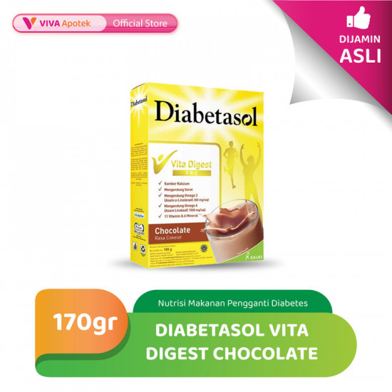 Diabetasol Vita Digest Chocolate Susu Khusus Diabetes Gram