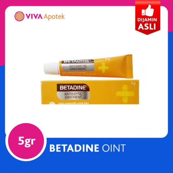 Betadine Oint Salep Antiseptik Luka (5 Gram)