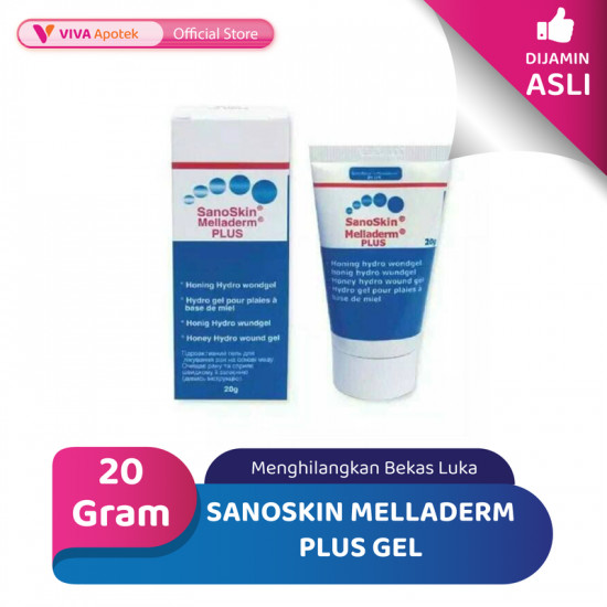 Sanoskin Melladerm Plus Gel Penghilang Bekas Luka (20 Gram)