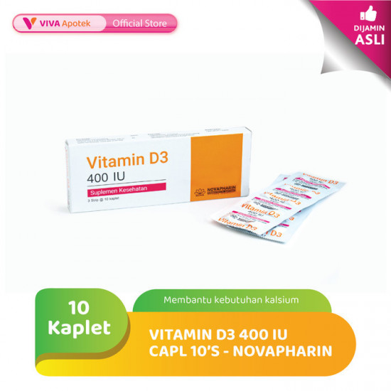 Vitamin D3 400 Iu 10 Kapsul