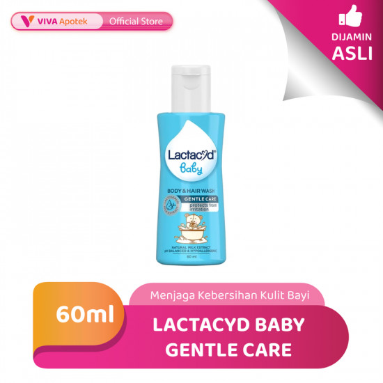 Lactacyd Baby Gentle Care untuk Menjaga Kebersihan Kulit Bayi (60 ml)