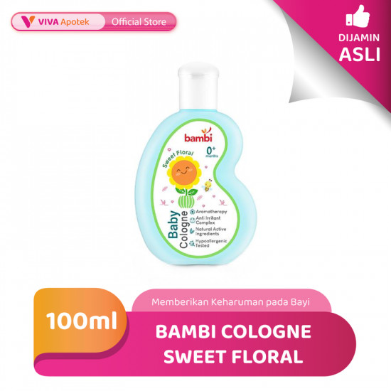 Bambi Cologne Sweet Floral Keharuman Lembut & Menenangkan (100 ml)